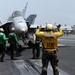 Flight operations aboard USS Ronald Reagan flight deck