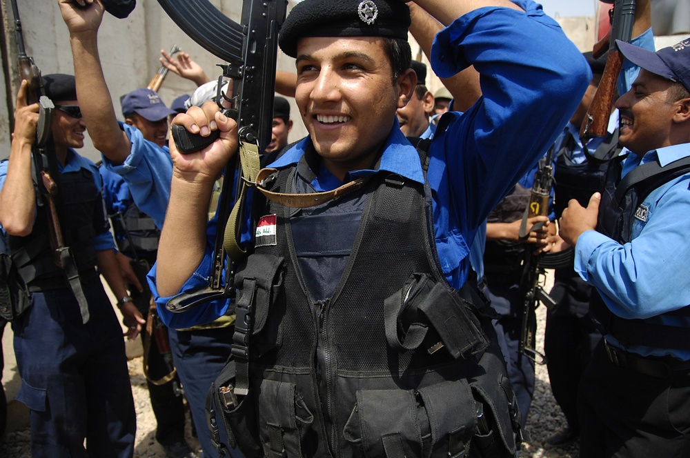 Iraqi Police Station Opening Ceremony in Taji