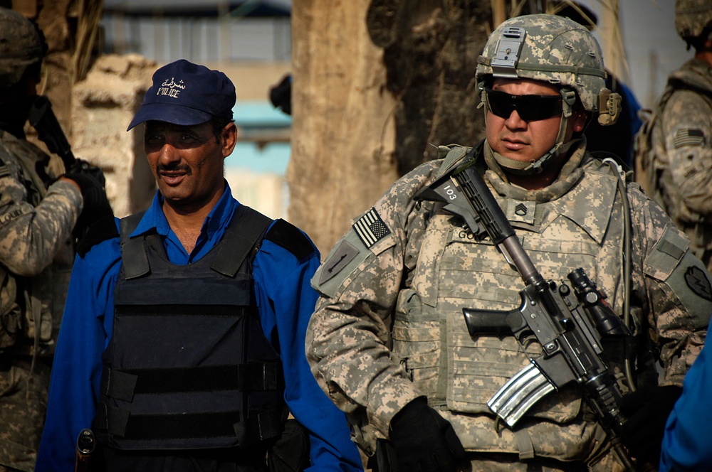 Iraqi Police Station Opening Ceremony in Taji