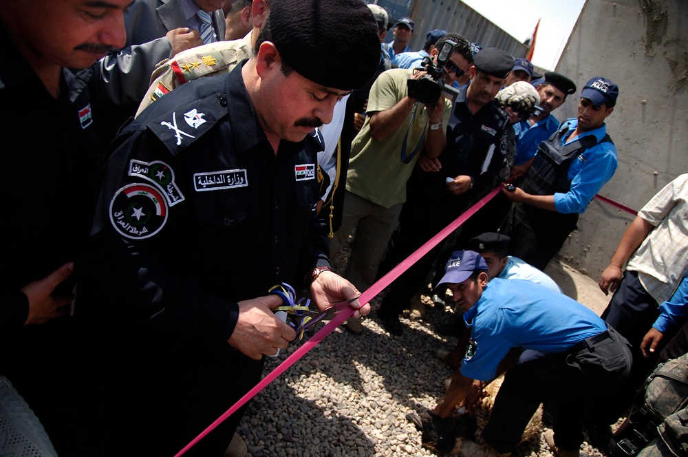 Iraqi Police Station Opening Ceremony in Taji