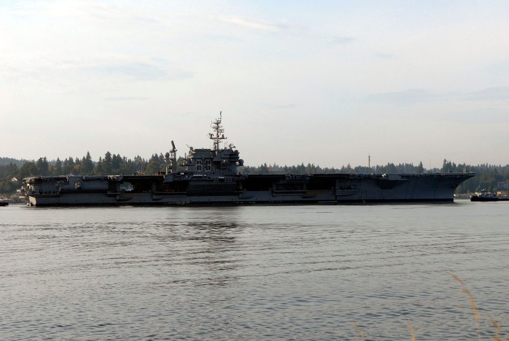 USS Kitty Hawk Prepares for Decommissioning