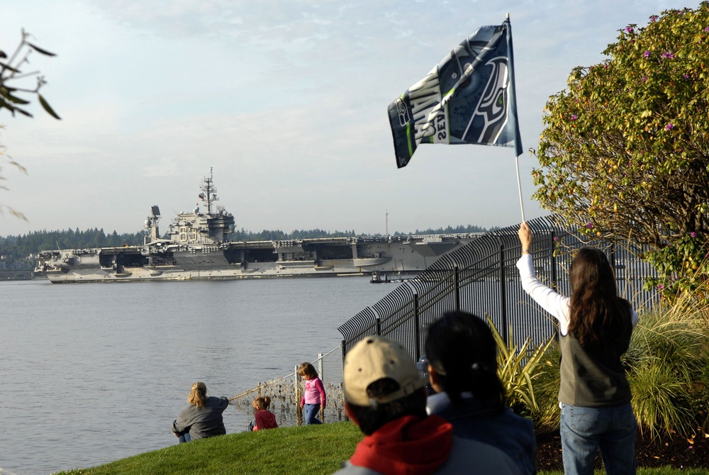 USS Kitty Hawk Prepares for Decommissioning