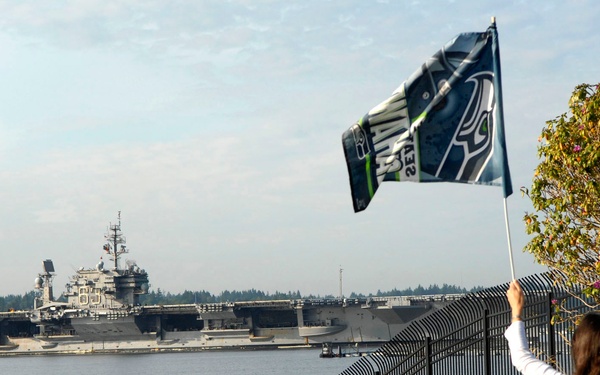 USS Kitty Hawk Prepares for Decommissioning