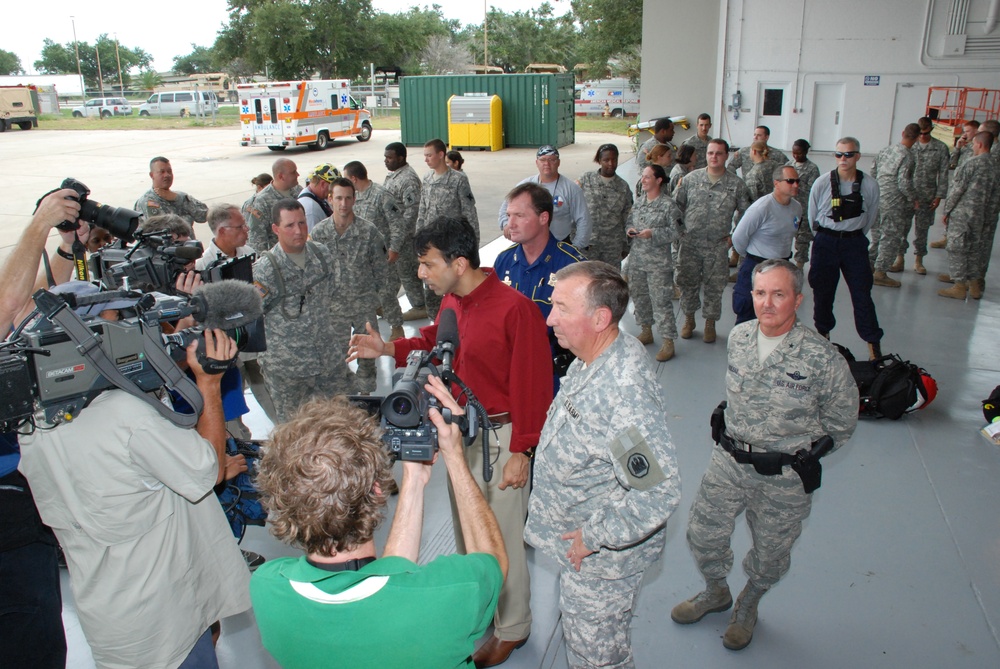 Handling Hurricane Gustav operations