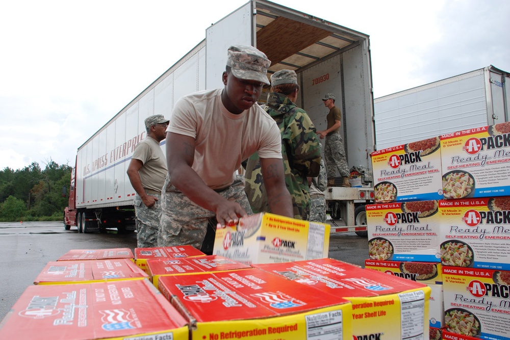 Pit Crews Gear Up at Distribution Points Around the State