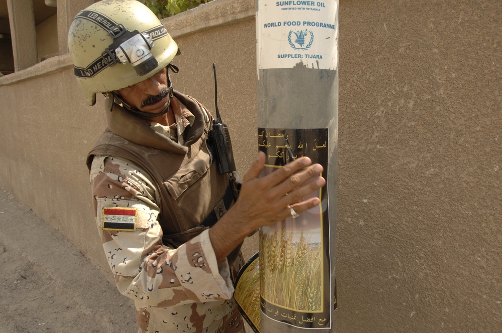 Soldiers Conduct Combined Clearing Operation