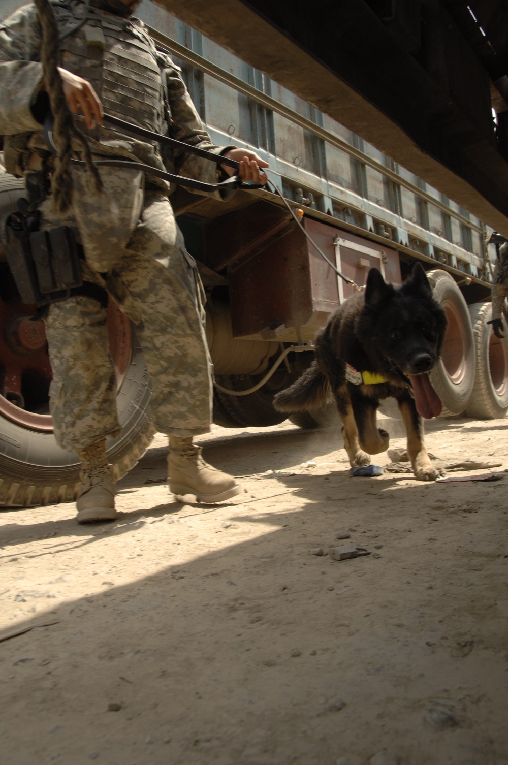 Soldiers Conduct Combined Clearing Operation