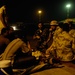 Iraqi Marines and British Soldiers Patrol Port