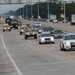 2nd of the 278th Cavalry Regiment Receives a Police Escort From the Baton Rouge Police Department