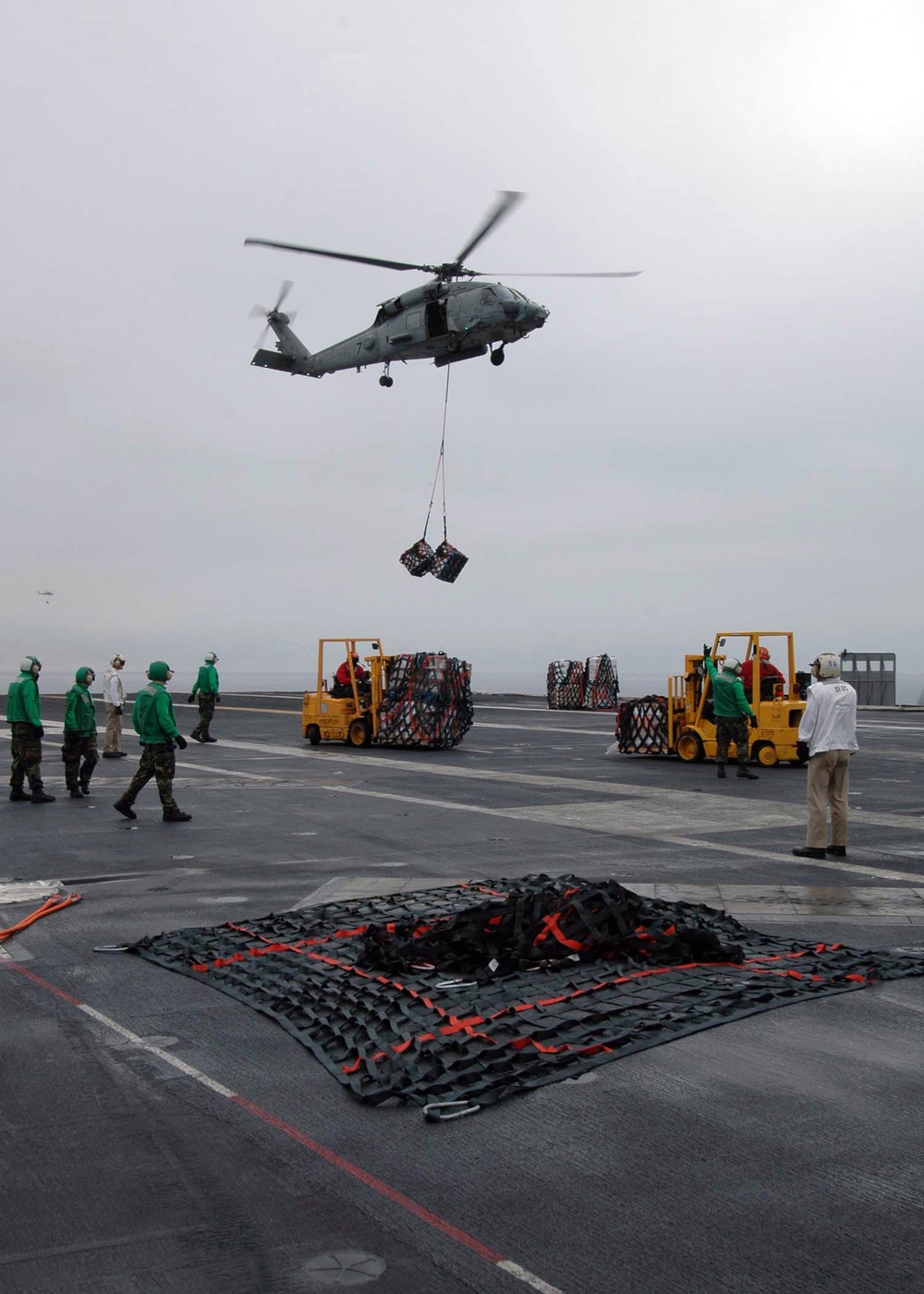 Final whistle and replenishment at sea