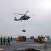 Final whistle and replenishment at sea