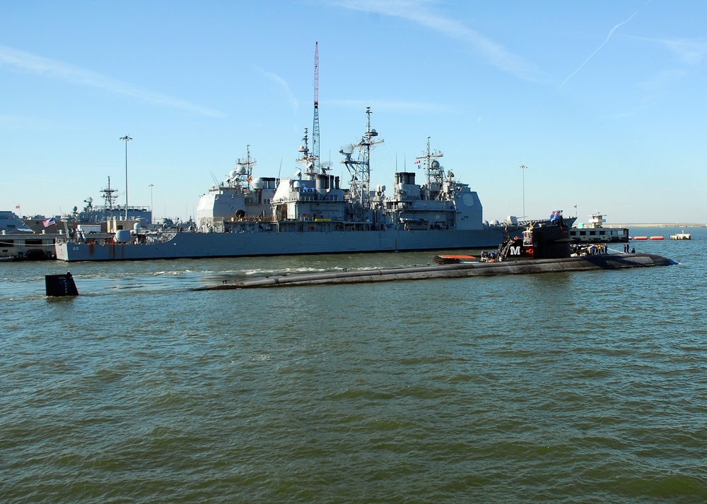 Operations of USS Oklahoma City