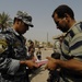 Leaflet distribution by Iraqi national police