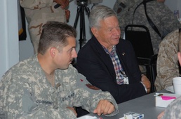 Six congressional delegates visit Camp Eggers