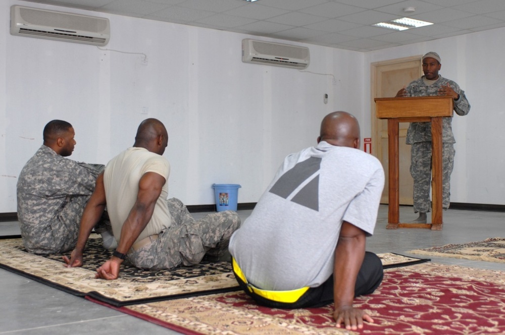 Muslim chaplain covers lots of ground to serve Soldiers