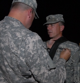 Soldiers assigned to Team Delta, Task Force 1-293rd Infantry Battalion receive awards