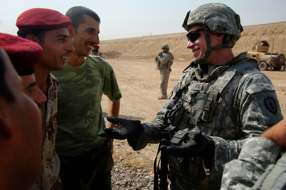 U.S. Soldiers Conduct Battlefield Circulation Patrol
