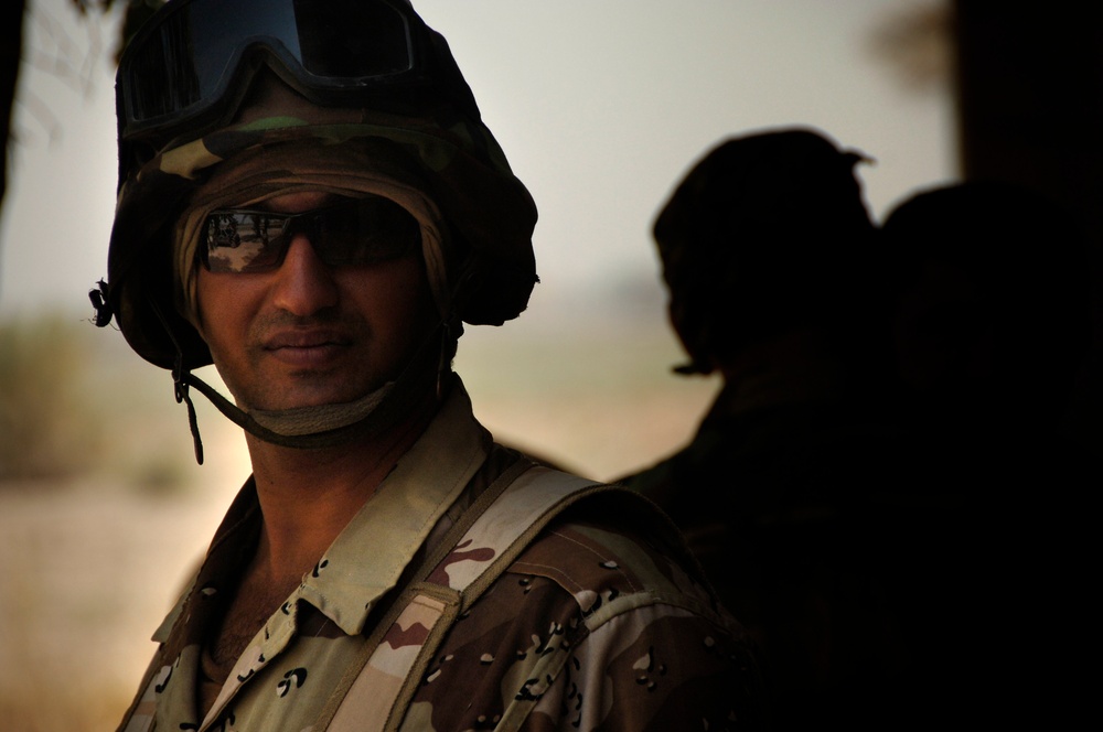 U.S. Soldiers Conduct Battlefield Circulation Patrol