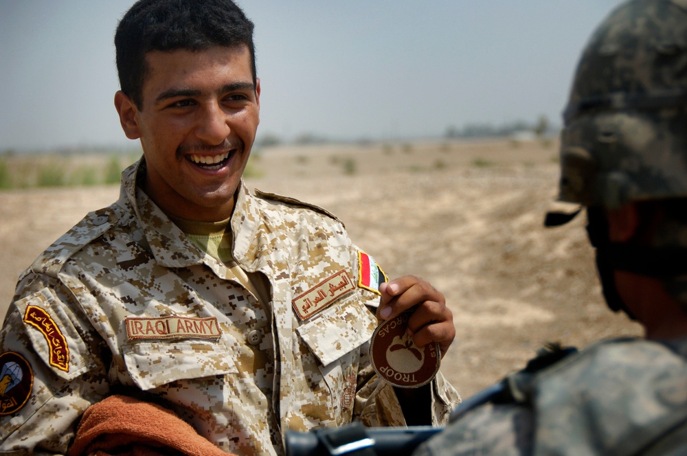 U.S. Soldiers Conduct Battlefield Circulation Patrol