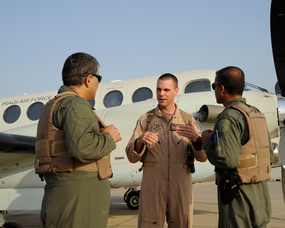 First All Iraqi Air Force Flight Crew Fly A King Air 350 LTA