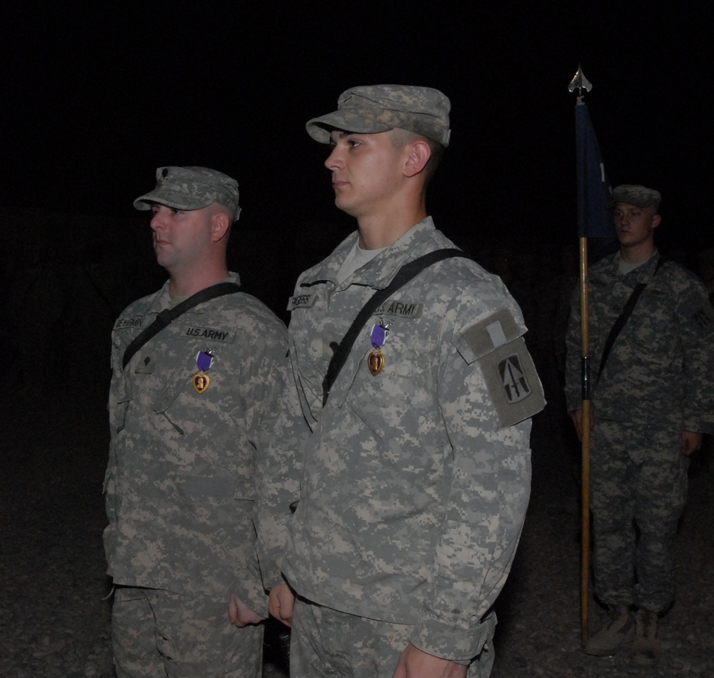 Soldiers Assigned to Team Delta, Task Force 1-293rd Infantry Battalion Receive Awards