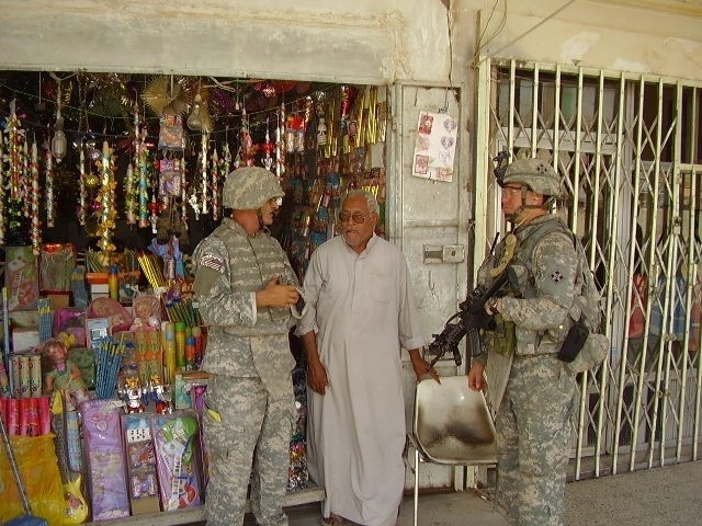 Silver Lions reopen road near Sha'ab market, stimulate business
