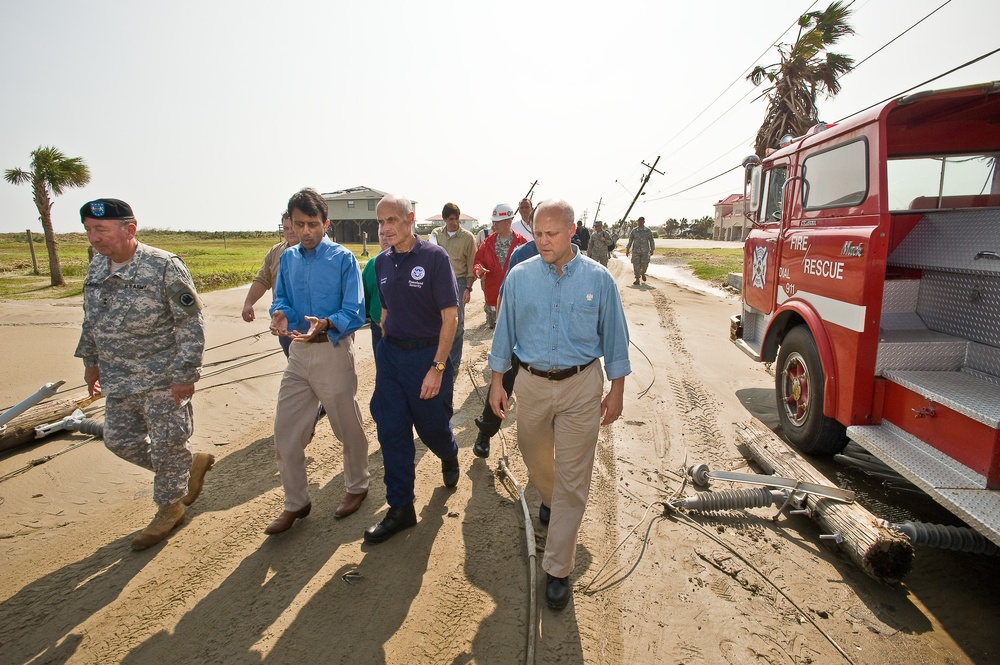 Hurricane Gustav causes major damage to Grand Isle, La.