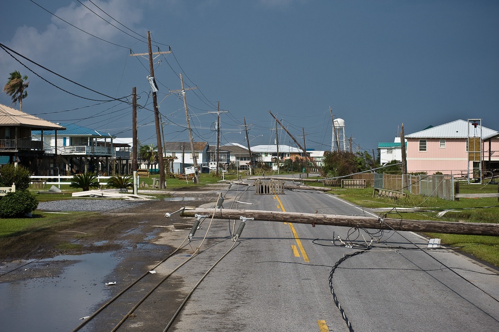 Hurricane Gustav causes major damage to Grand Isle, La.