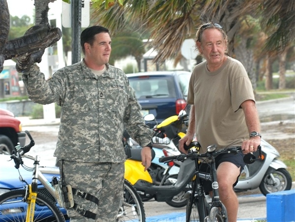 Florida Guardsmen Act Fast to Keep Key West Citizens Safe