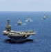 The Abraham Lincoln Strike Group Passes Through the Indian Ocean