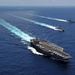 The Abraham Lincoln Strike Group Passes Through the Indian Ocean