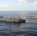 The Iwo Jima Expeditionary Strike Group steams through the Atlantic