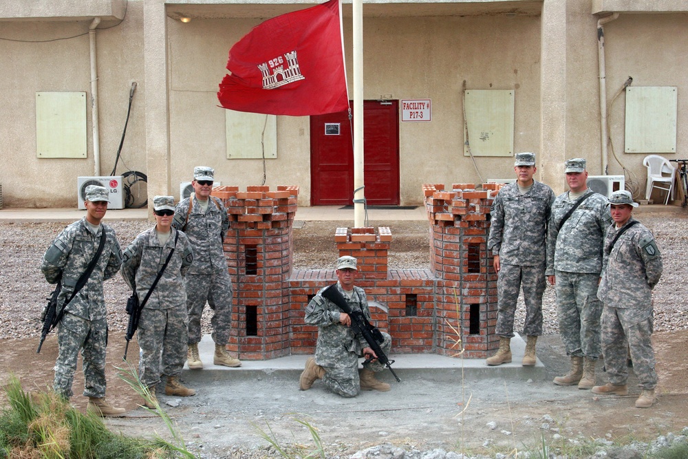 Steel Spike Soldiers use engineer skills to create 'Engineer Castle'