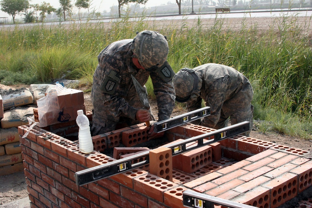 Steel Spike Soldiers use engineer skills to create 'Engineer Castle'