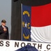 USS North Carolina Change of command ceremony at Naval Station Norfolk