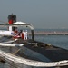 USS North Carolina Change of command ceremony at Naval Station Norfolk