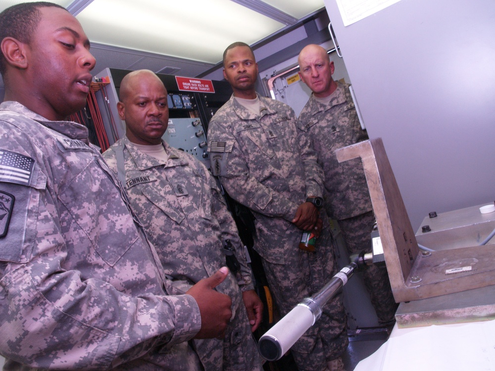 Command Sgt. Maj. Tennant Provides Guidance, Gains Knowledge