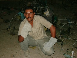 Residents anxious to clean up streets - 'Regulars,' residents work together to remove concertina wire from the streets of Jihad