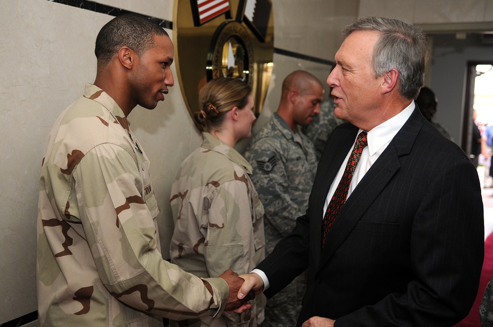 New ambassador to Qatar honors 9/11 with troops