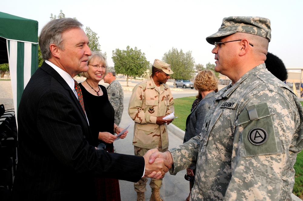 New ambassador to Qatar honors 9/11 with troops