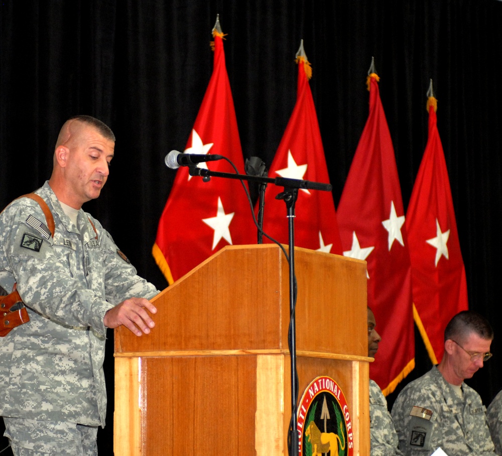 Multinational Corps Iraq Troops, Civilians Gather in Tribute