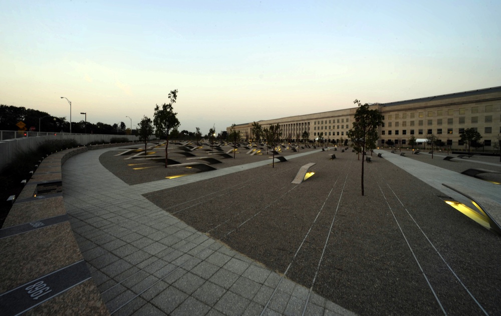 The Pentagon Memorial is unveiled