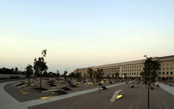 The Pentagon Memorial is unveiled