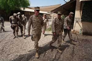 MNF-W leadership visits Camp Habbaniyah