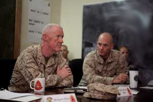 MNF-W leadership visits Camp Habbaniyah