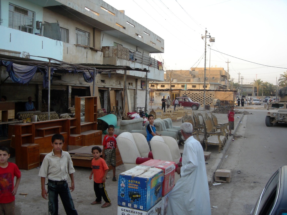 Microgrants revitalize downtown furniture market in northern Baghdad