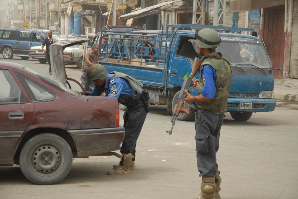 Transition at Baghdad checkpoints