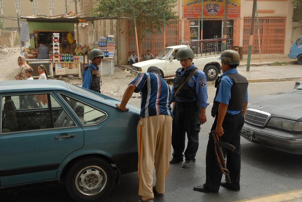 Transition at Baghdad checkpoints