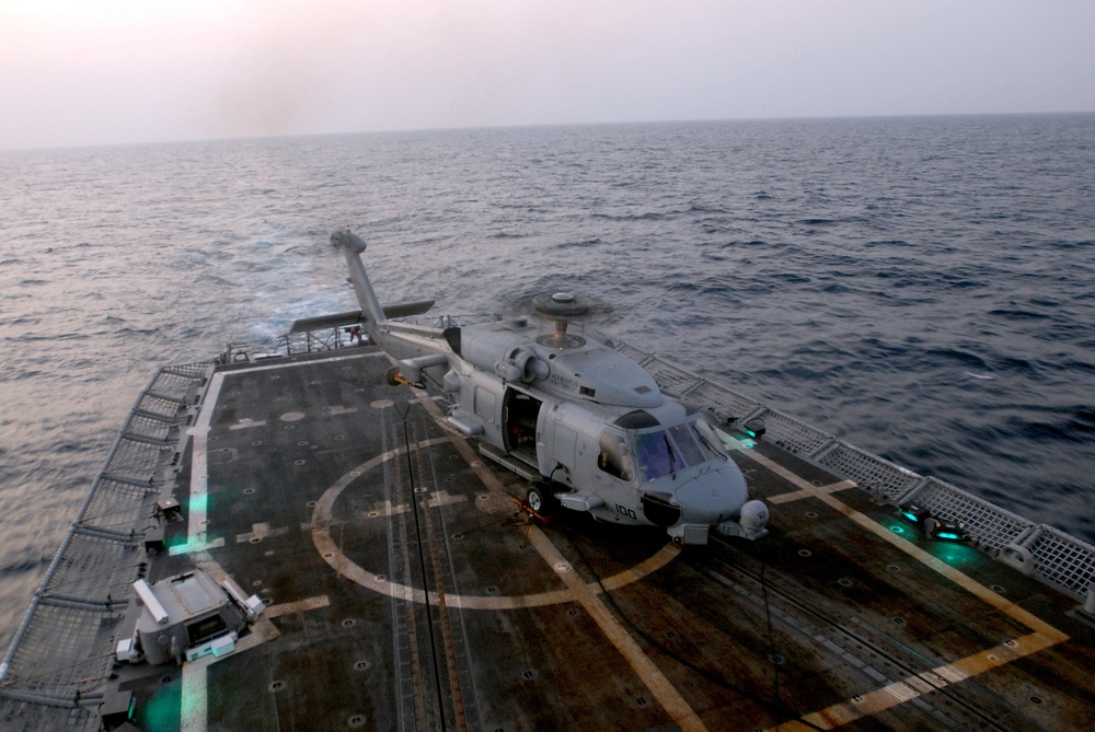 USS Thach in Persian Gulf