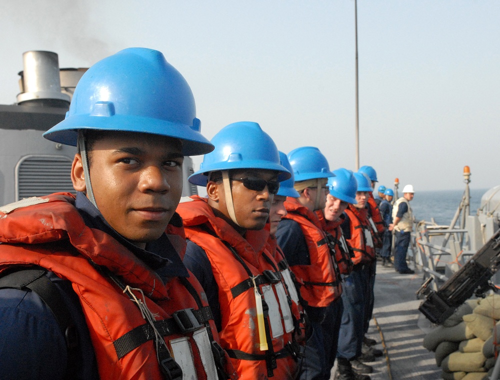 USS Thach in Persian Gulf